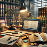 biurko prawnika